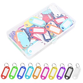 Pack of 50 Key Tags - Key Tags - Key Markers - Key Markers - Key Tags for Labelling - Suitable for Pets, Luggage