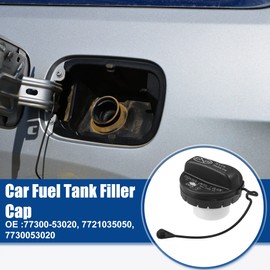 X AUTOHAUX Car Fuel Tank Filler Cap Cover Fit for Toyota 4Runner 2010-2022 for Lexus ES350 2013-2018 No.77300-53020/7721035050 - Pack of 1