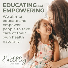 Earthley Wellness, Magnesium Lotion, Parent's Picks Award-Winner, Apricot, Shea Butter, Mango Butter, Lavender, Blue Tansy and Sandalwood Scent (6oz, Seasonal Blue Bliss)