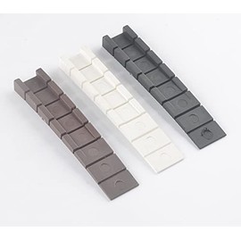 (Pack of 35)(White) Furniture Levellers Levelers Alignment Shim Wedge Strips Customizable Rated Break Plastic Wheel Chocks Fence Panel Noise STOPPERS Stops RATTLING in The Wind
