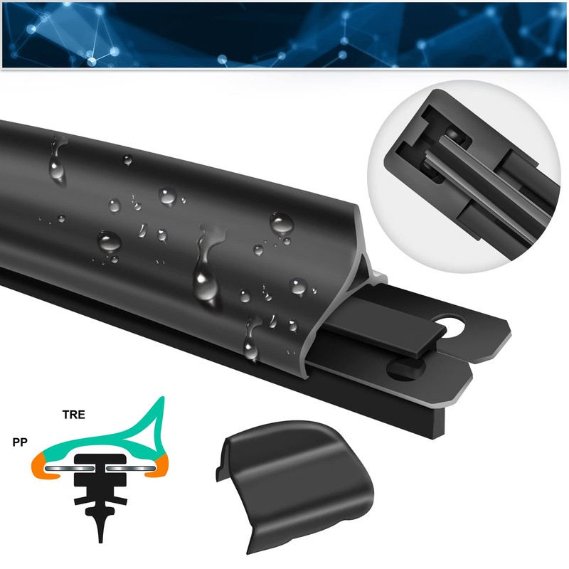 Windshield Wiper Blades 26" + 19" Blade for Replacement Car