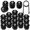 SkinoEu Wheel Bolts Wheel Nuts Rim Lock Nuts Caps Wheel