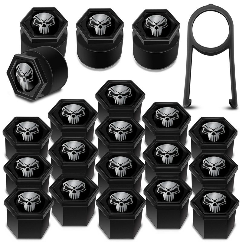 SkinoEu Wheel Bolts Wheel Nuts Rim Lock Nuts Caps Wheel