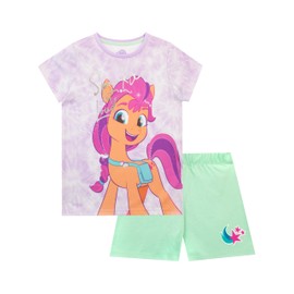 My Little Pony Girls' Short Pajamas Sunny Starscout Multicolor 12