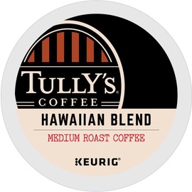 Tully's Coffee Hawaiian Blend Keurig Single-Serve K-Cup Pods, Medium Roast Coffee