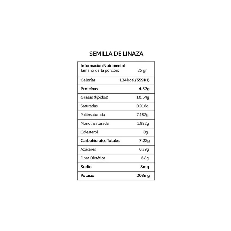 Semilla De Linaza Entera 1 Kilogramo