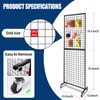 NectaCol Grid Wall Panels, 2 Packs 2'x 6' Gridwall Panels