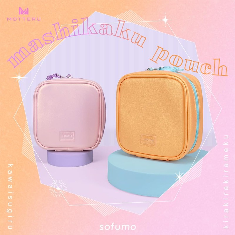 MOTTERU MOT-GPOUCH02 sofumo Mashikaku Pouch, Storage, Cosmetic Pouch, Mini Pouch,