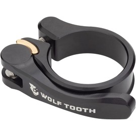 Wolf Tooth Seatpost Clamp 34.9mm Black Quick Release