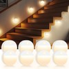 Guankai 8 Pack Motion Sensor Stair Light for Indoor, Battery