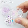 Small Sample Pots 10PCS 5ml Travel Pots for Toiletries Mini