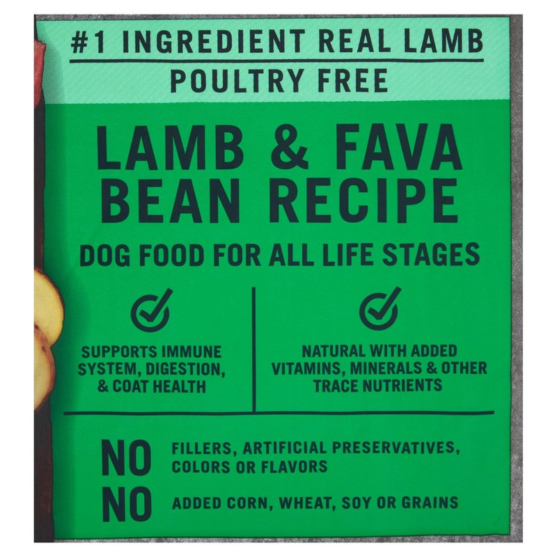 FYNORI Lamb & Fava Bean Recipe Dry Dog Food, Grain-Free,