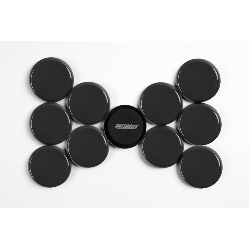 Super Sliders 2 1/2" Round Reusable Furniture Sliders- Easily Move