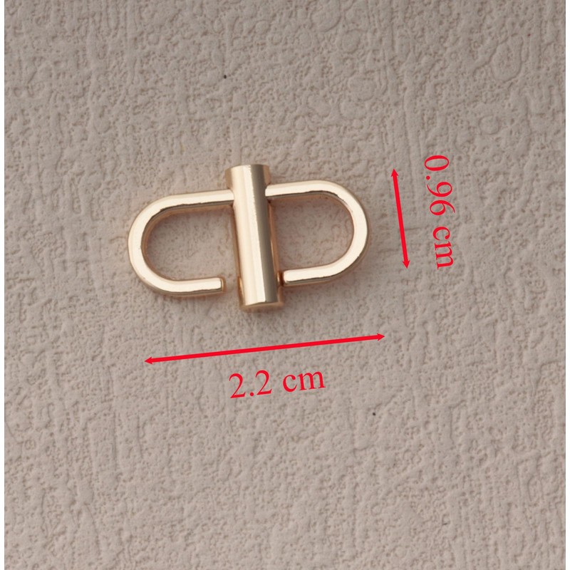 Ruwado 4 Pcs Adjustable Metal Buckles Strap Shorten Clasps Chain