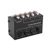 4 Channel Mini Mixer, Passive Mini Sound Mixer, Mini Stereo