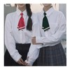 LERTREEUK Ladies Girls Pre Tied Sailor Tie Striped Uniform Costume