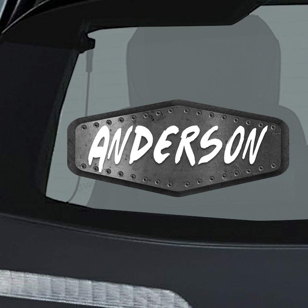 Anderson Male Name, CAR Magnet-Magnetic Bumper Sticker 3.5x8 or 4.5x10