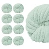 SUNTQ 8 Pack Chunky Chenille Yarn for Crocheting, Bulky Thick Fluffy Yarn for Hand Knitting Blanket, Soft Plush Knitting Yarn for Cushions, Pet Bed,Home Decor, Mint Green(32 yds,8.8 oz Each Skein)