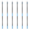 Hicavar 6pcs 5-12 Ft Telescoping Paint Roller Extension Pole