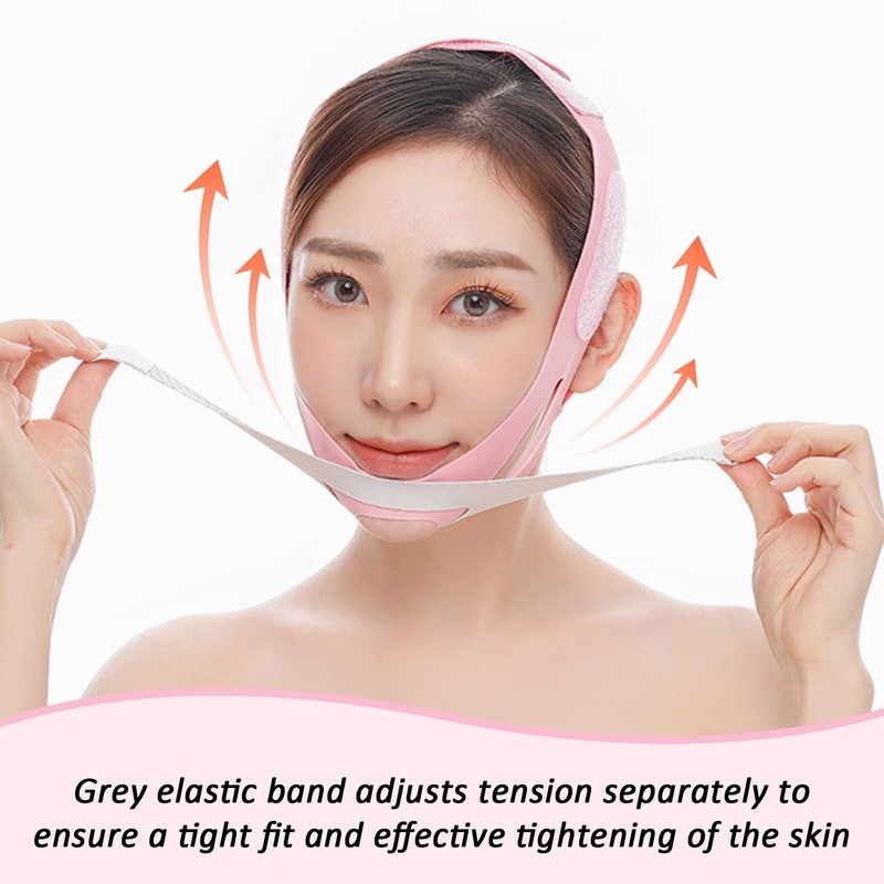 GDFHBD 1 Piece Of Pink Mandibular Correction Belt, Mandibular Traction