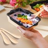 Bamboo Cutlery -200PK Bamboo Soup Spoon 6.7" Disposable Compostable Spoons