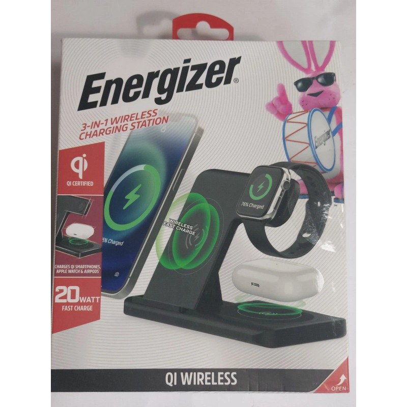 Universal, For Apple Energizer 3-in-1 Wireless Fast Charging Station "QI