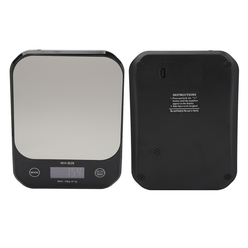 Kitchen Scale 0.035oz to 22.0lb IP7 Waterproof LCD Display Stainless