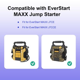 YBSCJHGR Power Cord Fit for EverStart Maxx J7CCE J7CE 800 Peak Amp 800A Battery Car Jump Starter with 120 PSI Compressor 3 USB Ports, 12V Compatible for EverStart Maxx Battery Charger