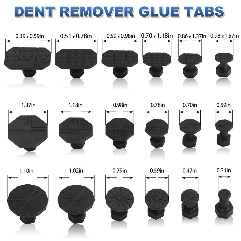 ROADGIVE Auto Body Dent Repair Tools, 75PCS Paint-Friendly Dent Removal