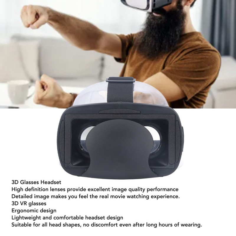 Virtual Reality Headset Anti Blue Panoramic View 120 Degree Wide