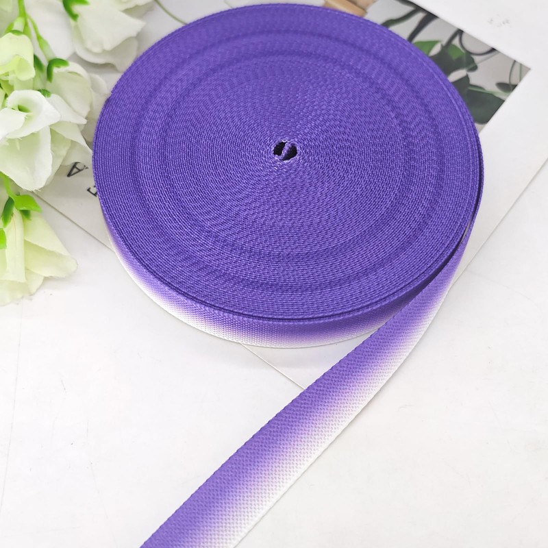 AEVORA 3/4 Inch Nylon Webbing - 20 Yards Gradient Poly