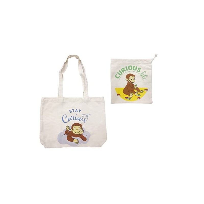 Eye Planning Curious George Drawstring Tote George K7557C