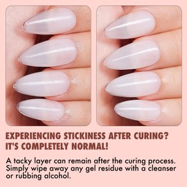 Dan's Nails - 15ml Premium Clear Liquid Builder Gel for Nails | Soak-Off Nail Strengthener