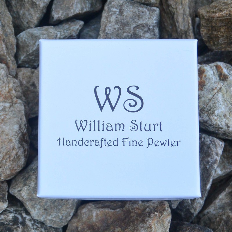 Beautiful Standing Pig Animal Figurine, Handcast in Fine Pewter by