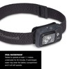 BLACK DIAMOND Cosmo 350 LED Headlamp (Graphite) - Waterproof and