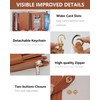 Sunpour Small Wristlet Wallets for Women Keychain Wristlet Wallet RFID