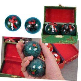 TOVINANNA Fitness Handball Chinese Baoding Balls - Palm Massage Chiming Balls for Hand Wrist Strengthening, Finger Massage, Meditation, Foot Health