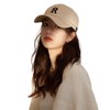 JOMA-E Shop Women's Hat, Large Sizes, Deepened Cap, English Letters,