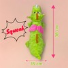 MIJOMA Plush Dog Toy Dragon - Squeaky and Crinkle Sounds