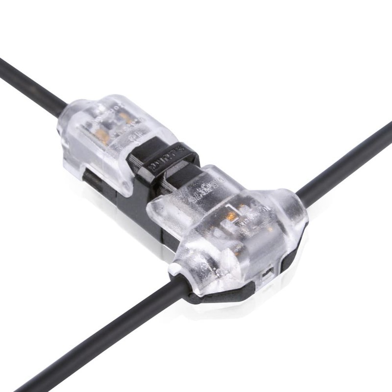 Samcos 1-Pin T-Type Wiring Connector, Wiring Branch Connector, Easy and