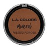 L.A. COLORS Mineral Pressed Powder, Ebony CMP384