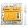 ComfrtX Self Drilling Drywall Anchors and Screws Kit (80PCS, #6