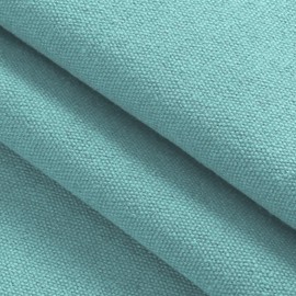 Foreate Canvas Fabric, 12oz Natural Cotton Duck Canvas Fabric by The Yard 59" Wide Thick & Heavy Sewing Material for Arts & Crafts, Bags, Covers, Backings, Painting, Home Decor, Pale Turquoise 3 Yards