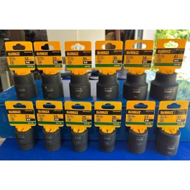 Dewalt 14pc Impact Socket Set 3/4" Drive Metric - 6pt 22mm - 42mm DWMT80742 NEW