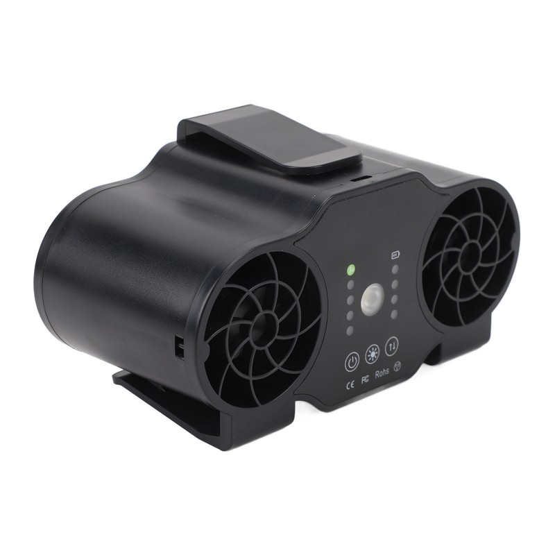 Clip On Waist Fan 4 Speed Gears Forward Reverse Rotation