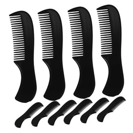 PACKOVE 10pcs Pocket Beard Combs for Men Mini Mustache Styling Grooming Tool Durable Design Compact Hair Comb for Go Beard Shaper and Facial Hair Maintenance