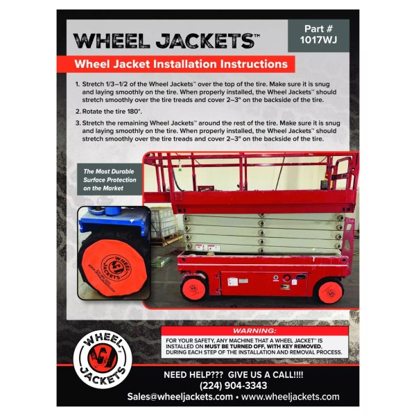 WHEEL JACKETS 1017WJ, REPLACES TIRE SOCKS 1234TS (Set Of 4),