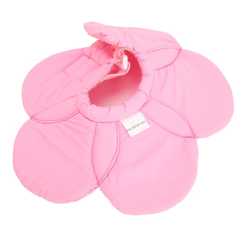 Pet Recovery Collar Adjustable Lightweight Prevent Licking Sunflower Shape Cute
