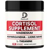 DEDICAD 9in1 Cortisol Supplement - Ashwagandha and Magnesium Glycinate and