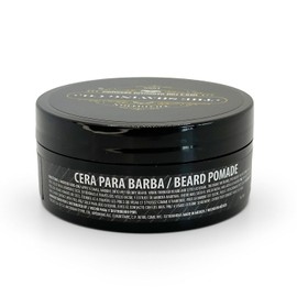 THE SHAVING CO CERA PARA BARBA - BEARD POMADE - Contiene VITAMINAS E y B5 - Pomada para barba base agua - MODELA - HIDRATA - NUTRE TU BARBA - Modela tu barba - FOLÍCULOS SANOS desde la raíz a la punta - Libre de Sulfatos - Cera Barba Suave 2oz / 57gr